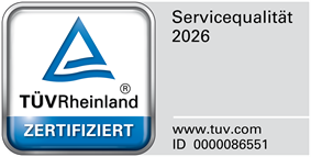 Auto-Kaiser GmbH ist von TÜV Rheinland zertifiziert Bild mit Zertifikat von TÜV-Rheinland